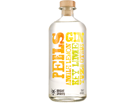 Peels Gin - 100% natural distilled flavour.