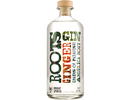 Roots Gin - 100% Natural distilled flavour.